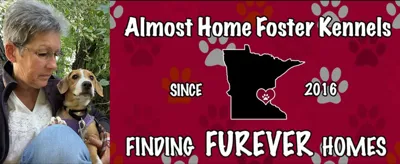 Almost Home Foster Kennels logo